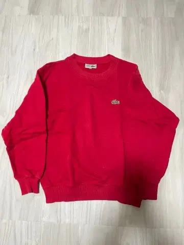 LACOSTE 레드 트레이너 사이즈 3