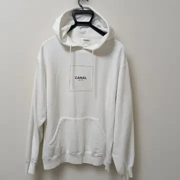 CANAL 후드티 M 사이즈 화이트
