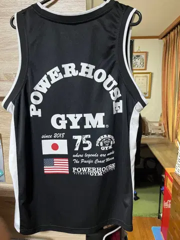 POWERHOUSE GYM 탱크탑 M 사이즈 블랙