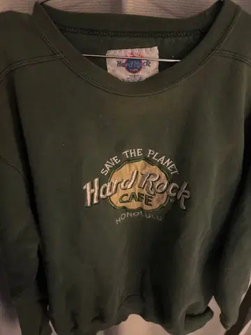 하드 록 카페 맨투맨 트레이닝복