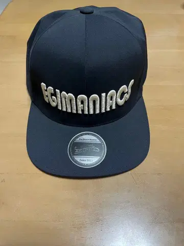 EGIMANIACS 블랙 캡 L/XL