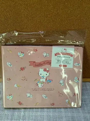 [ 단종 ] 헬로키티 티켓 파일 씰 포함