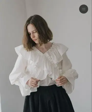 택 포함 새상품 윌 프리 블라우스 아이보리