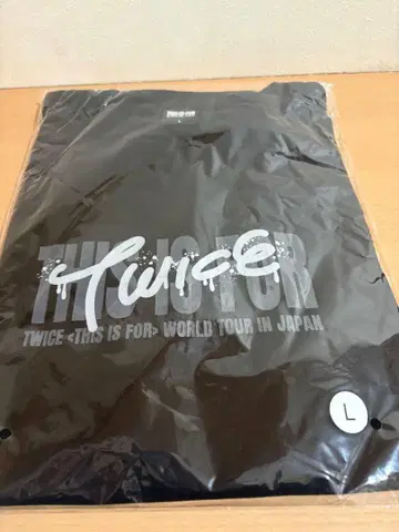 TWICE THIS IS FOR popup 티셔츠 BLACK 다현