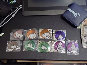 블루 록 메탈 캔 배지 9개 세트