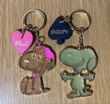 스누피 벨 아크릴 키링 세트