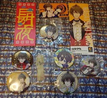 츠키우타. 나가츠키 요루 세트 레어 캔 배지