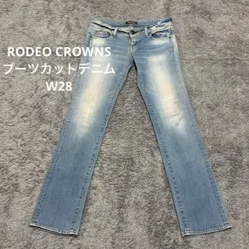 [ DE33 ] RODEO CROWNS 부츠컷 데님 W28 로데오 크라운