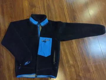 patagonia 플리스 자켓 XS 블랙/블루