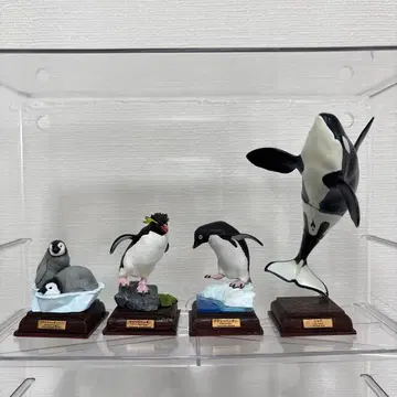 네이처 테크니컬러 남극 가챠가챠 범고래 펭귄