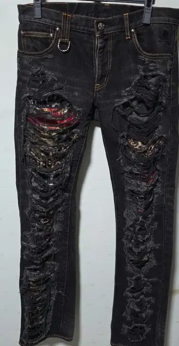 로엔 Roen 히로무 타카하라 크러쉬 데님 팬츠 32 L