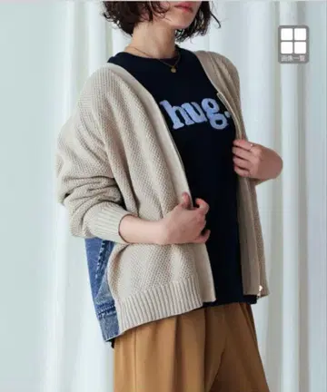 [ 새상품급 ] 부즈루드 데님 콤비 블루종