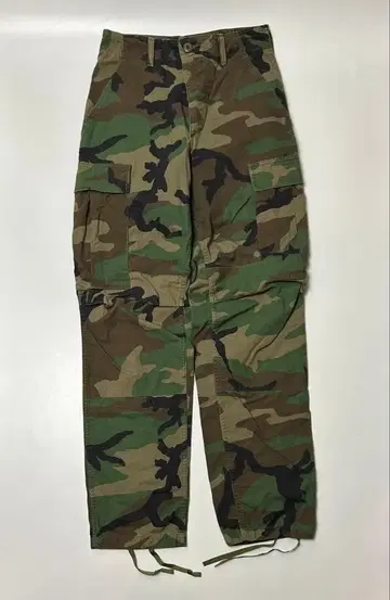미군 실물 U.S.ARMY 필드 카고 팬츠 우드랜드 카모 XS 사이즈