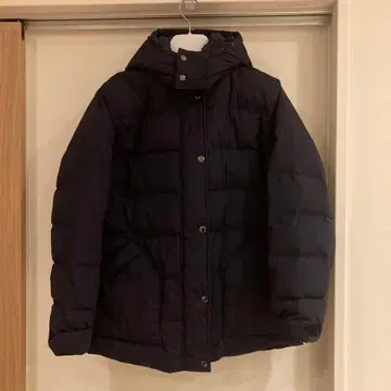 워크맨 다운 코트 LL 사이즈 네이비 새상품급 여성용