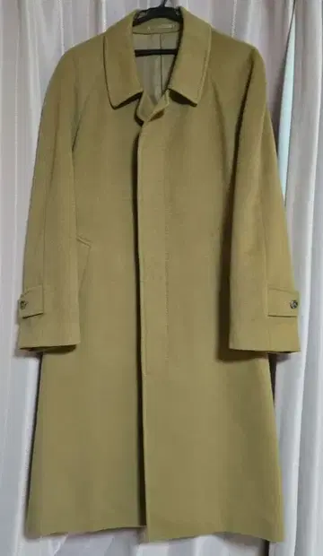 새상품급 캐시미어 베이지 카멜 스텐카라 코트 발마칸 코트