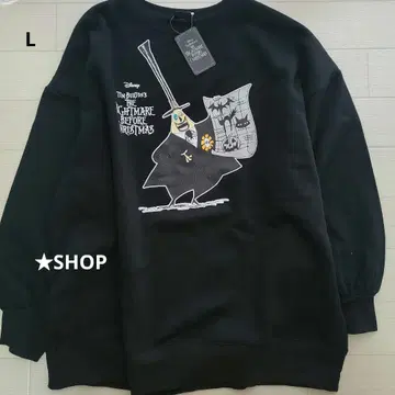 디즈니 나이트메어 비포 크리스마스 메이어 시장 트레이닝복 속기모 L