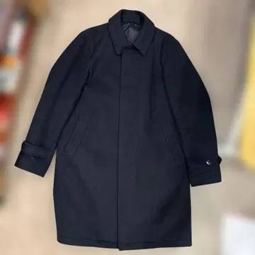 BEAMS HEART 스텐카라 코트 48 네이비 L