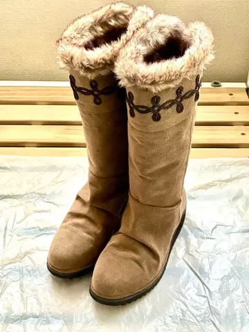 크롤 발리에 2WAY 코드 자수 부츠 L(24.0~24.5cm)