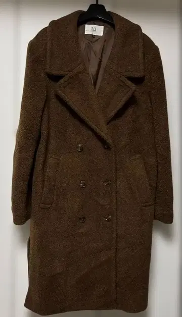 아츠로 우타야마 브라운 테디베어 롱 코트 넉넉한 컨디션 최상!