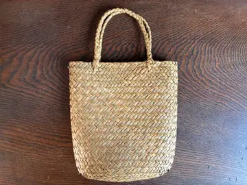 대만제 천연 소재 뜨개질 토트백 미니