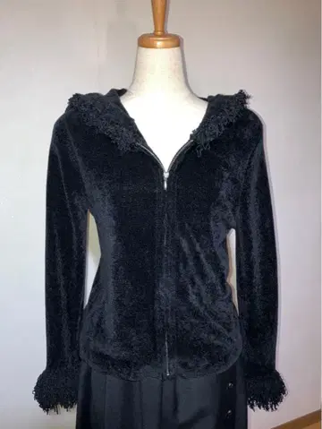 itimi 레이온 니트 후드티 vintage y2k