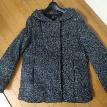 인디비 하프 코트 블루종 S 사이즈