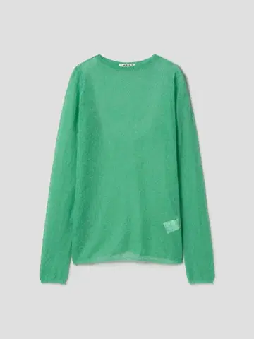 미사용 새상품 AURALEE KID MOHAIR SHEER KNIT