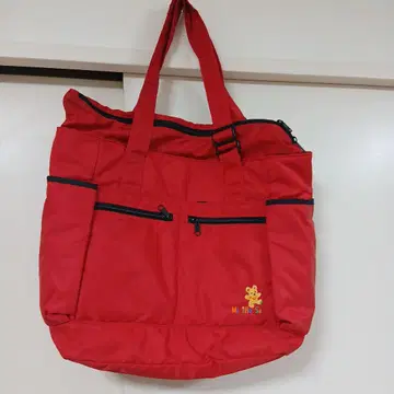 미키하우스 빨간색 마더백