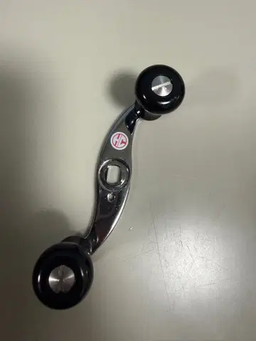 하네다 크라프트 미러 피니시 핸들 우측용 블랙 노브 파워 핸들