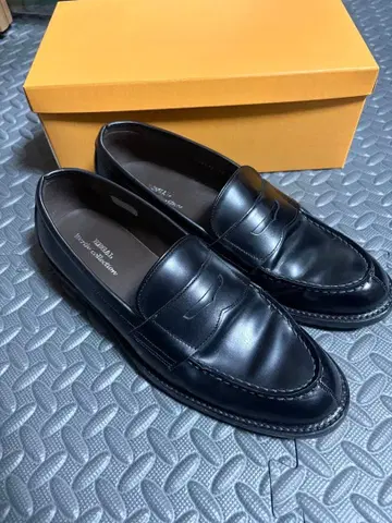 REGAL 블랙 가죽 로퍼 박스 포함 27cm