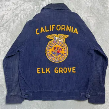 70s FFA 퍼머스 자켓 캘리포니아 38 TALON 지퍼
