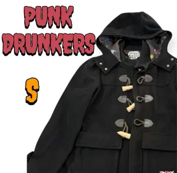레어!! PUNK DRUNKERS 펑크 드렁커스 더플 코트 우주 패턴