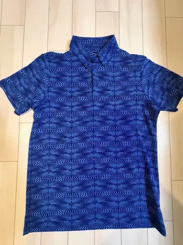 Srixon 데상트 골프 셔츠 L 사이즈 파랑