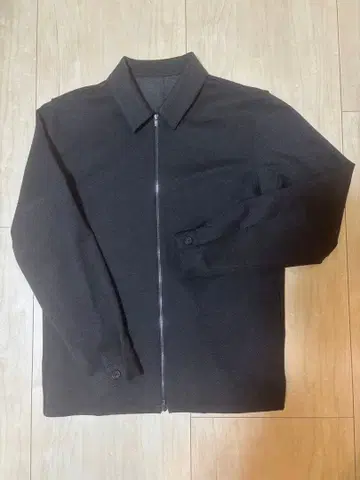 팩토리에 360 까르제 패턴 저지 스윙탑 자켓 그레이