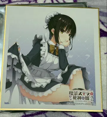 찻집 스텔라와 사신의 나비 사계절 나츠메 콜라보 카페 미니 색지