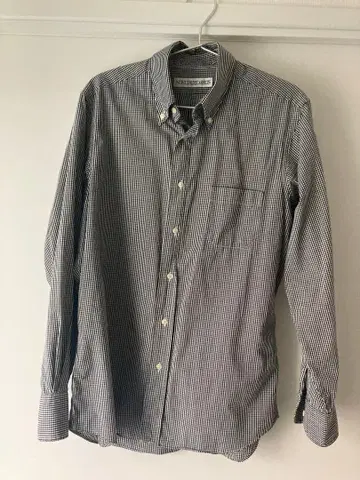 INDIVIDUALIZED SHIRTS 체크 무늬 긴팔 셔츠