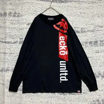 에코 리미티드 LL 프린트 롱T y2k 스트릿 빅 사이즈