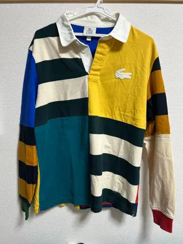 라코스테 라이브 라거 셔츠 크레이지 패턴