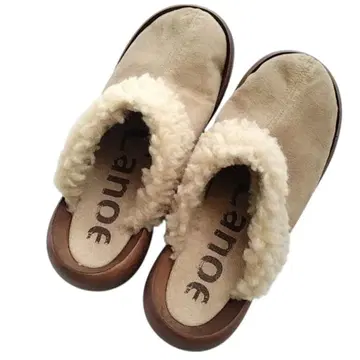 리게타 카누 보아 뮬 샌들 베이지 S 사이즈 일본제