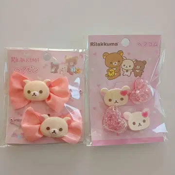 코리락쿠마 머리끈 헤어핀