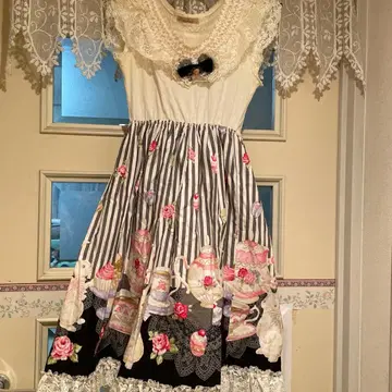 Amavel 슬리브리스 무릎 기장 원피스 마카롱 토끼