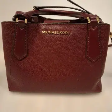 MICHAEL KORS 버건디 숄더백
