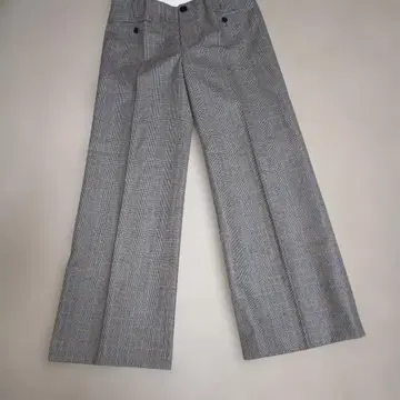 HUMAN WOMAN 체크 무늬 와이드 팬츠 M