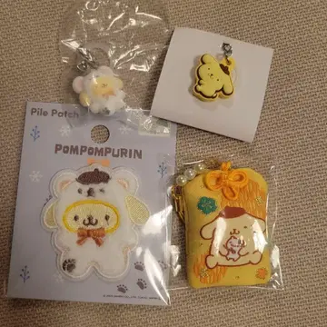 폼폼푸딩 시크릿 부적풍 끈 장식 &더블 참&푹신푹신 스노우