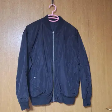 블랙 봄버 자켓