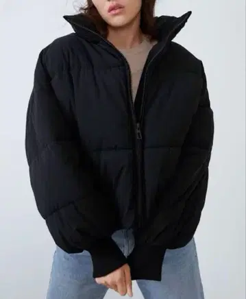 ZARA 오버사이즈 퍼프 자켓 S 다운 TRF Heat PWR