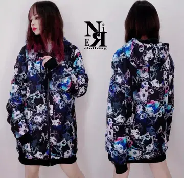 [ 주말 세일 ] NieR 안쪽 복슬복슬 ZIP ROSE PARKA