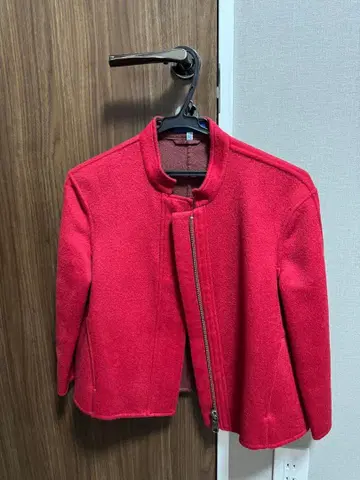 STRENESSE BLUE 와르 캐시미어 코트 겨울 상품 레드 32