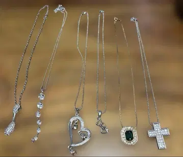 개성을 담아! 목걸이 세트 6개 세트