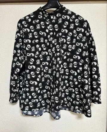 멜랑쥬 새상품급 팬더 무늬 블라우스